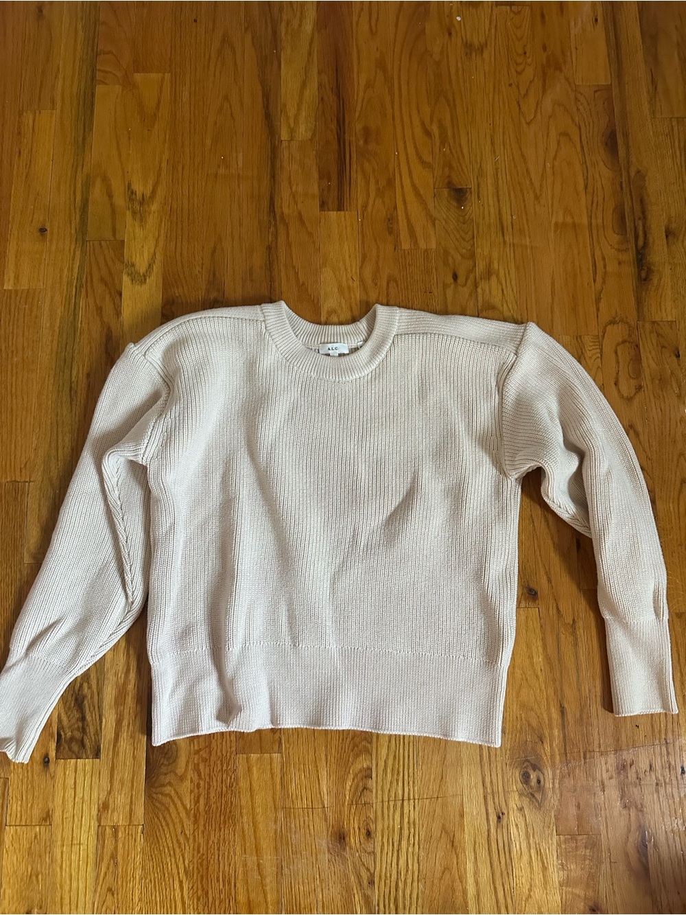 A.L.C. Cream Crewneck Sweater